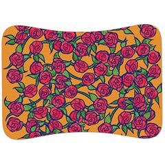 Roses  Velour Seat Head Rest Cushion by BubbSnugg