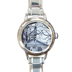 Bowling Green Prout Chapel Round Italian Charm Watch by Riverwoman