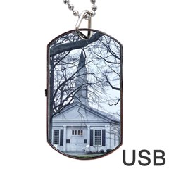 Bowling Green Prout Chapel Dog Tag Usb Flash (one Side) by Riverwoman