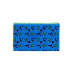 Halloween Witch Pattern Blue Cosmetic Bag (XS) Back