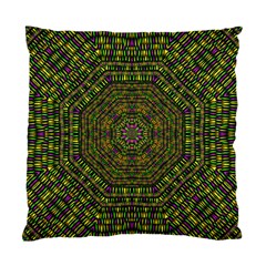 Peace Flower Planet And Calm Fire Standard Cushion Case (one Side) by pepitasart