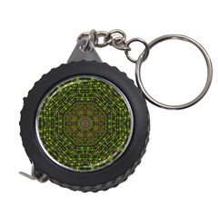 Peace Flower Planet And Calm Fire Measuring Tape by pepitasart