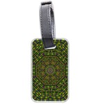 Peace Flower Planet And Calm Fire Luggage Tag (two sides) Front