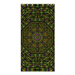 Peace Flower Planet And Calm Fire Shower Curtain 36  X 72  (stall)  by pepitasart