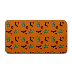 Halloween Witch Pattern Orange Medium Bar Mats