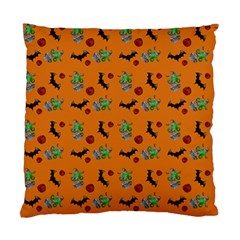 Halloween Witch Pattern Orange Standard Cushion Case (One Side)