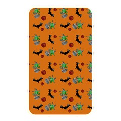 Halloween Witch Pattern Orange Memory Card Reader (Rectangular)