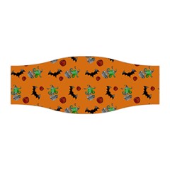 Halloween Witch Pattern Orange Stretchable Headband