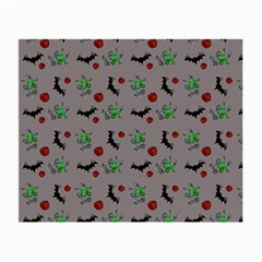 Halloween Witch Pattern Grey Small Glasses Cloth by snowwhitegirl