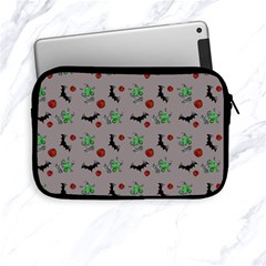 Halloween Witch Pattern Grey Apple Ipad Mini Zipper Cases by snowwhitegirl