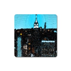 City Town Square Magnet by snowwhitegirl