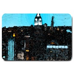 City Town Large Doormat  by snowwhitegirl