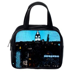 City Town Classic Handbag (one Side) by snowwhitegirl