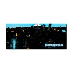 City Town Hand Towel by snowwhitegirl