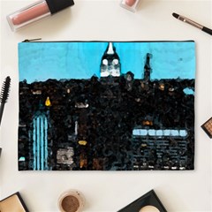 City Town Cosmetic Bag (xl) by snowwhitegirl