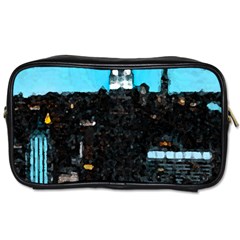 City Town Toiletries Bag (one Side) by snowwhitegirl