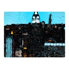 City Town Double Sided Flano Blanket (mini)  by snowwhitegirl