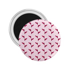 Pink Parrot Pattern 2 25  Magnets by snowwhitegirl