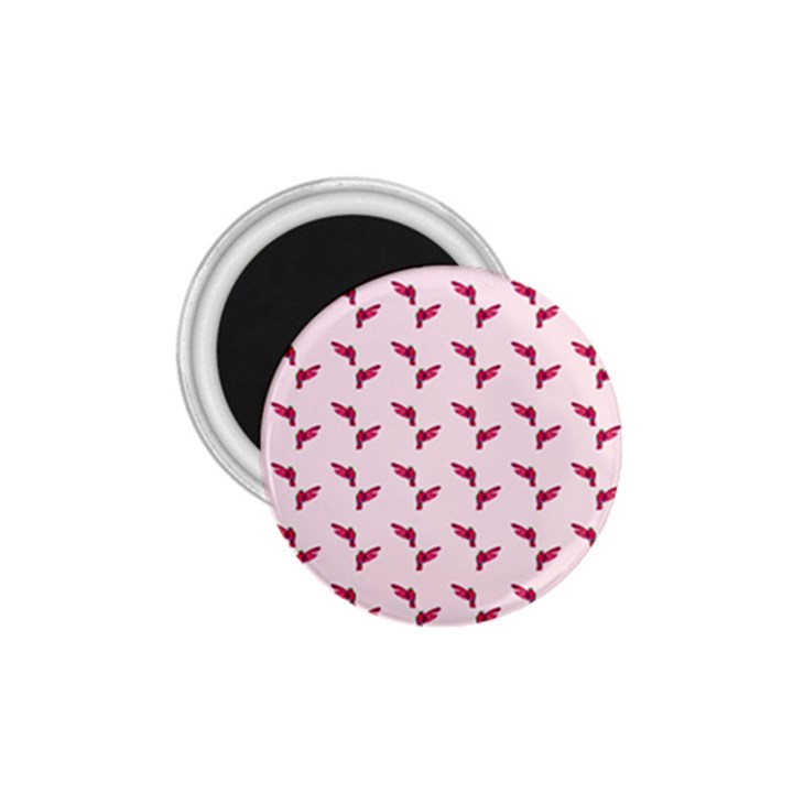 Pink Parrot Pattern 1.75  Magnets