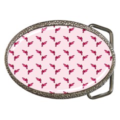 Pink Parrot Pattern Belt Buckles by snowwhitegirl