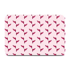 Pink Parrot Pattern Plate Mats by snowwhitegirl