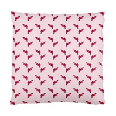 Pink Parrot Pattern Standard Cushion Case (two Sides) by snowwhitegirl