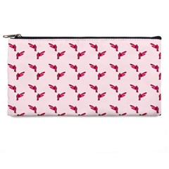 Pink Parrot Pattern Pencil Cases by snowwhitegirl