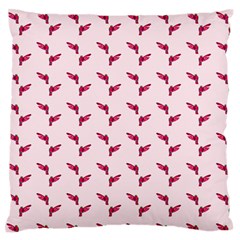 Pink Parrot Pattern Standard Flano Cushion Case (one Side) by snowwhitegirl