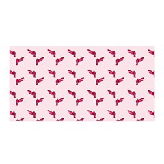 Pink Parrot Pattern Satin Wrap by snowwhitegirl