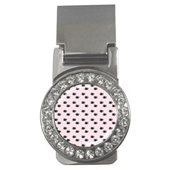 Pink Eyes Money Clips (cz)  by snowwhitegirl