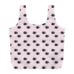 Pink Eyes Full Print Recycle Bag (l) by snowwhitegirl