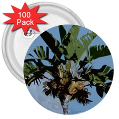 Palm Tree 3  Buttons (100 Pack)  by snowwhitegirl