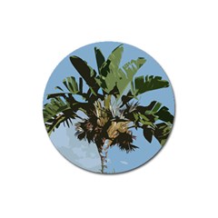 Palm Tree Magnet 3  (round) by snowwhitegirl