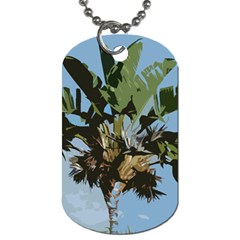 Palm Tree Dog Tag (one Side) by snowwhitegirl