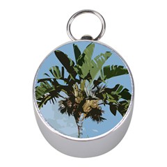 Palm Tree Mini Silver Compasses by snowwhitegirl