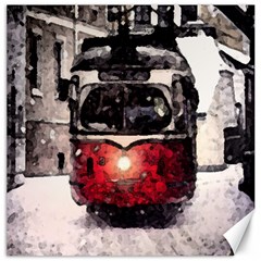 Winter Trolley Canvas 12  X 12  by snowwhitegirl