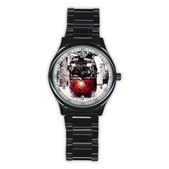 Winter Trolley Stainless Steel Round Watch