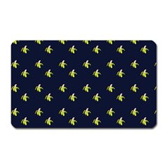 Peeled Banana On Blue Magnet (rectangular) by snowwhitegirl