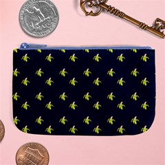 Peeled Banana On Blue Large Coin Purse by snowwhitegirl