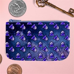 Kawaii Space Rocket Pattern Large Coin Purse by snowwhitegirl