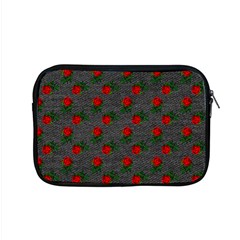 Black Denim And Roses Apple Macbook Pro 15  Zipper Case by snowwhitegirl