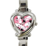 Heart Abstract Heart Italian Charm Watch Front