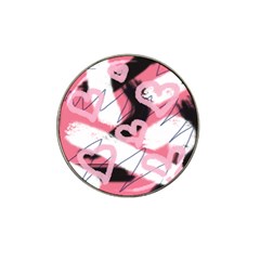 Heart Abstract Hat Clip Ball Marker (4 pack)