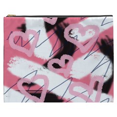 Heart Abstract Cosmetic Bag (XXXL)