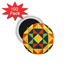 Background Geometric Color Plaid 1 75  Magnets (100 Pack)  by Mariart