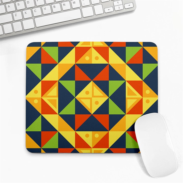 Background Geometric Color Plaid Large Mousepads