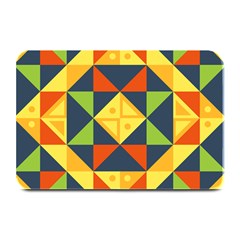 Background Geometric Color Plaid Plate Mats by Mariart