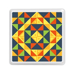 Background Geometric Color Plaid Memory Card Reader (square) by Mariart