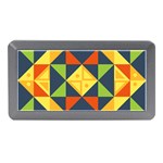 Background Geometric Color Plaid Memory Card Reader (Mini) Front