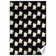 Beanie Boy Pattern Canvas 24  X 36  by snowwhitegirl